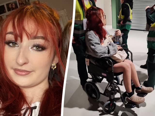 Grace McAleavy, 18, says she was left unable to walk about being spike at the Taylor Swift concert at Anfield
