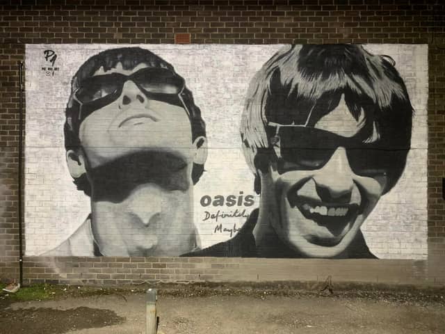 The Gallagher brothers mural by Pic.One.Art