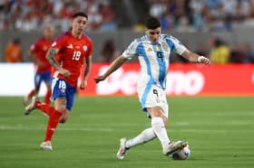 Julian Alvarez played in 73 minutes in Argentina's win over Chile in the Copa America.