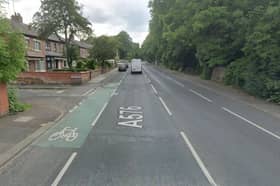 Eccles Old Road where the roadworks will take place 