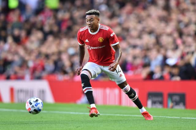 Jesse Lingard playing for Manchester United. Credit: Getty