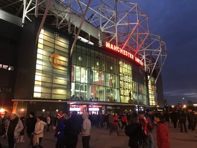 Old Trafford, one of football’s grandest arenas.