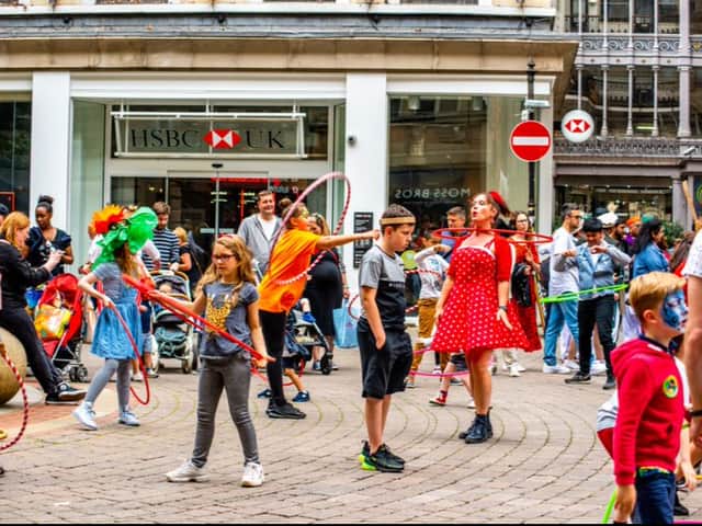 Fun in Manchester city centre