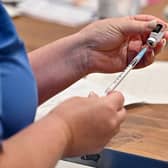 A Covid-19 vaccine being prepared.  (Photo by Jeff J Mitchell/Getty Images)