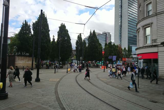 Piccadilly Gardens is a key interchange for transport
