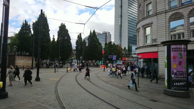 Piccadilly Gardens is a key interchange for transport