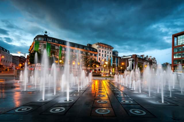 <p>Piccadilly Gardens, looking its best here  Credit: Shutterstock</p>