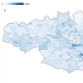 Much of the city saw a surge in cases during June and July as the economy reopened. Created with Flourish.