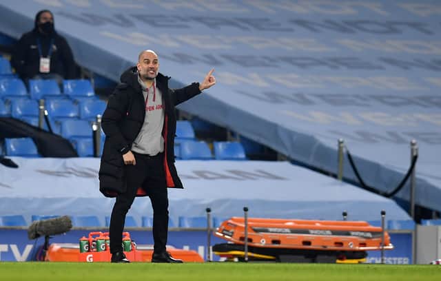 <p>Pep Guardiola. Credit: Getty.</p>