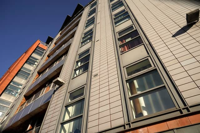 The City Gate residential complex in Manchester. Photo by Christopher Furlong/Getty Images