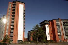 The City Gate residential complex in Manchester. Photo by Christopher Furlong/Getty Images