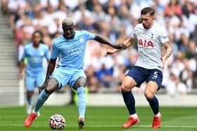 Benjamin Mendy on the ball. Credit: Getty.
