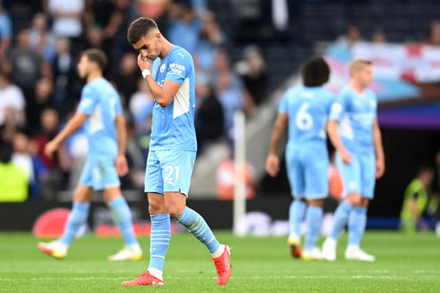 It was frustration all round for City. Credit: Getty.