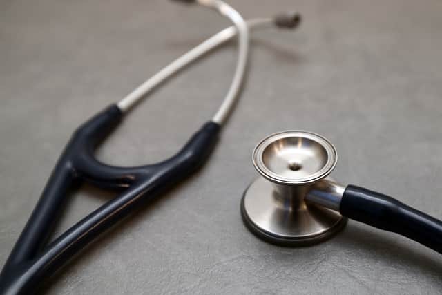  A stethoscope in a GP’s surgery. Photo by Carl Court/Getty Images