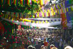Manchester Gay Village during Pride weekend. Photo: Nathan Cox/Getty Images