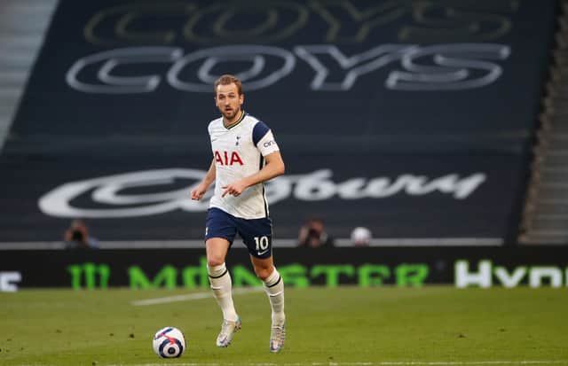 Harry Kane playing for Tottenham. Credit: Getty.