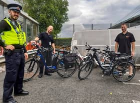 Some of the bikes have been donated to Greater Manchester police