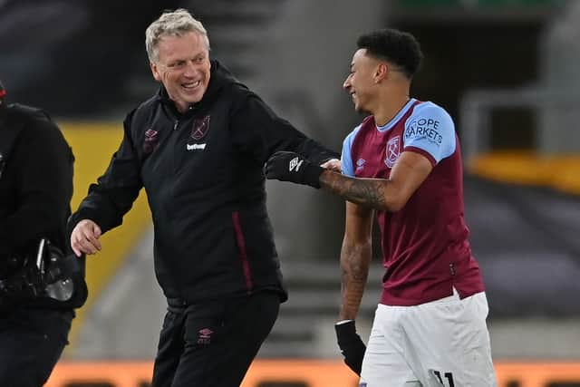 Lingard enjoyed a great spell in London with former United manager David Moyes. Credit: Getty.