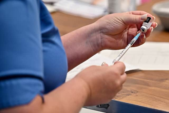 A Covid-19 vaccine being prepared. Photo: Jeff J Mitchell/Getty Images