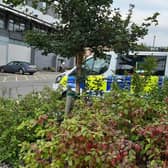 Police outside the Sheffield Metropolitan Hotel