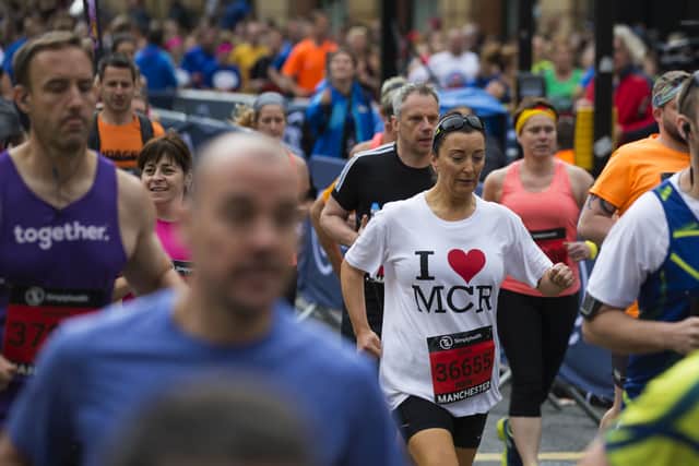 The Manchester half marathon could be affected by strike action. Photo: Jon Super/AFP via Getty Images)