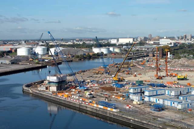 Under construction in 2007 at MediaCity