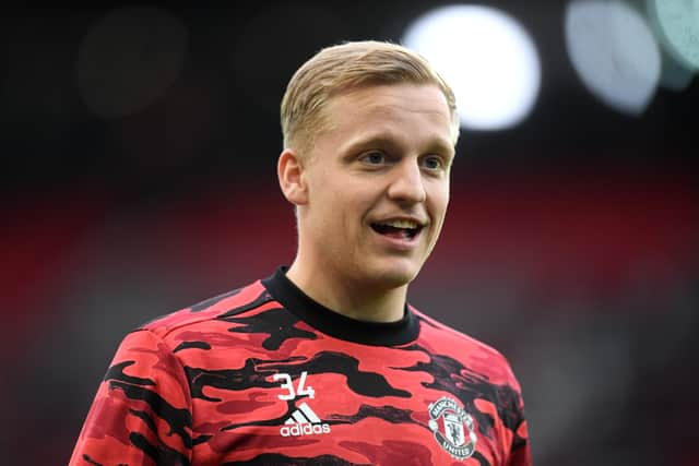 Van de Beek is yet to play for United this season. Credit: Getty.