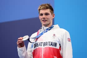 Duncan Scott of Team Great Britain picks up silver for the Men’s 200m Individual Medley Final at the Tokyo 2020 Olympic Games. (Photo by Maddie Meyer/Getty Images)