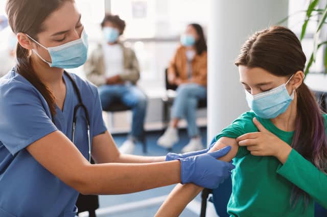 NHS organisations in England have been told to prepare for a possible extension of the Covid vaccination programme to all 12 to 15-year-olds (Photo: Shutterstock)