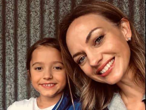 Lisa Diaz with her daughter Helena