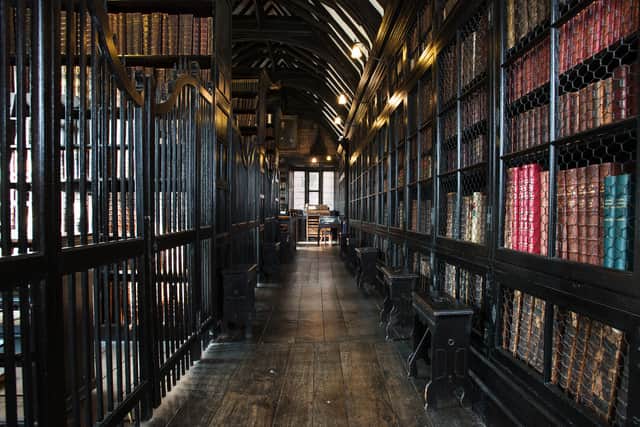 Chetham’s Library’s medieval buildings are 600 years old. Photo: Sara Porter