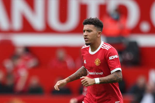 <p>Jadon Sancho. Credit: Getty.</p>