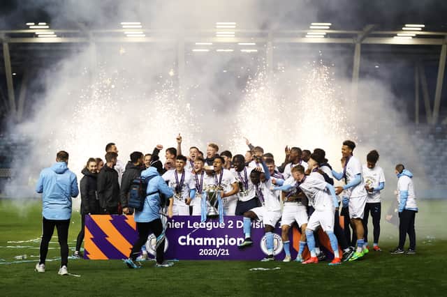 <p>City won the Premier League’s Under-23 league last season. Credit: Getty.</p>