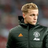 Manchester United midfielder Donny van de Beek. Picture: Phil Noble - Pool/Getty Images