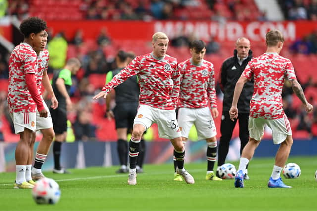 Van de Beek is yet to play this season for United. Credit: Getty.