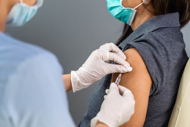 A vaccination  Credit: Shutterstock