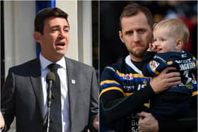 Andy Burnham & Rob Burrow 