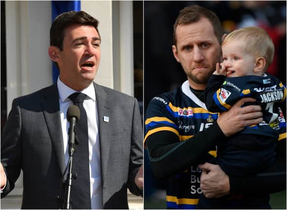 Andy Burnham & Rob Burrow 