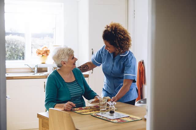 <p>Social care at home   Credit: Shutterstock</p>