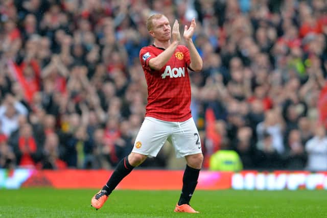 Paul Scholes retired for a second time in 2013. Credit: Getty.
