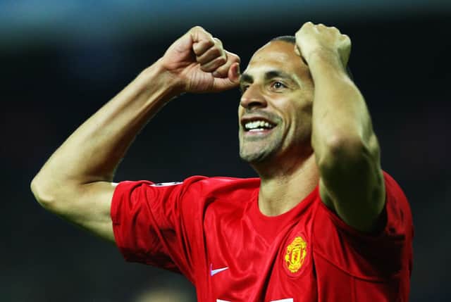 Ferdinand was a rock in the United defence. Credit: Getty.