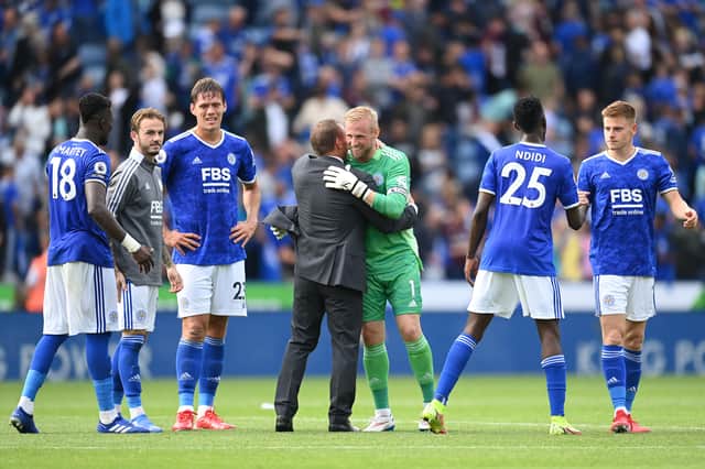 <p>Leicester City team. Credit: Getty.</p>