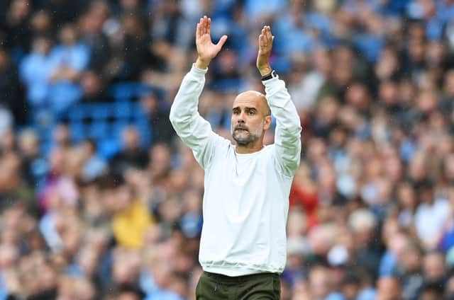 Pep Guardiola. Credit: Getty.