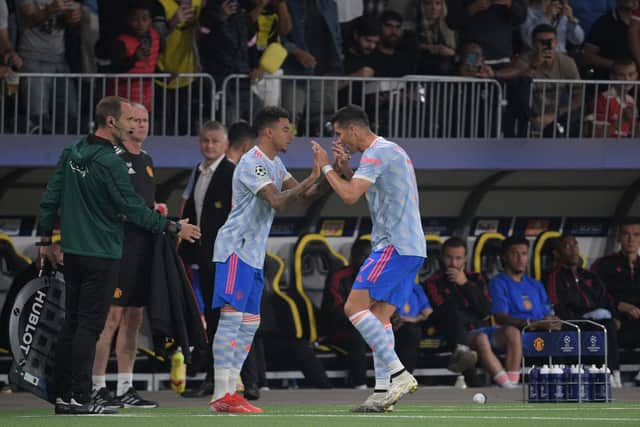 Ronaldo was taken off with 20 minutes remaining. Credit: Getty.