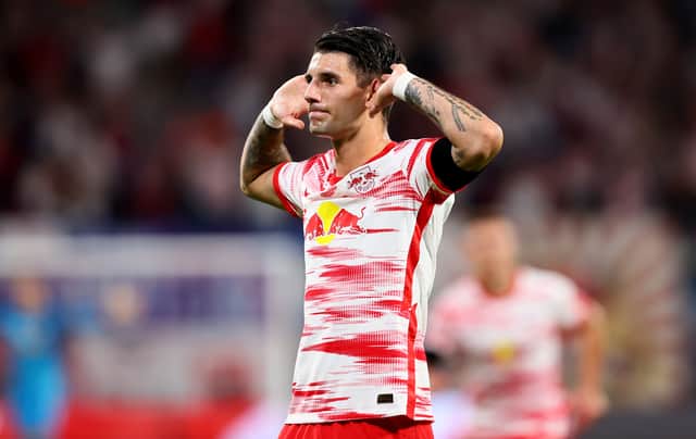 Szoboszlai has taken the Bundesliga by storm this season. Credit: Getty.