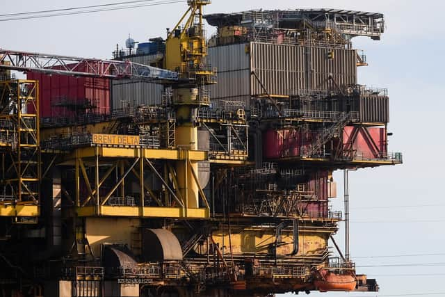 An oil rig. Photo: Ian Forsyth/Getty Images