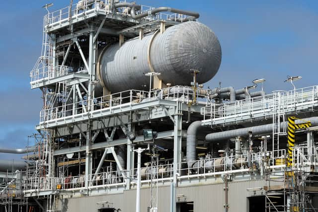 A general view of a gas plant. Photo: Andy Buchanan/AFP via Getty Images