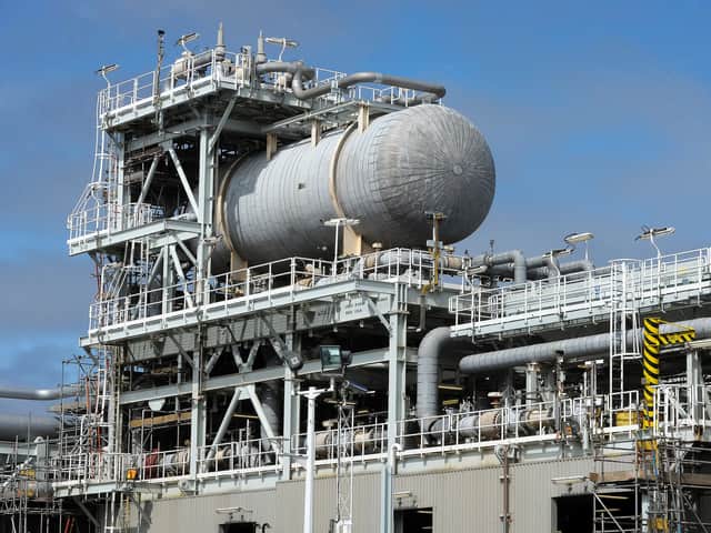 A general view of a gas plant. Photo: Andy Buchanan/AFP via Getty Images