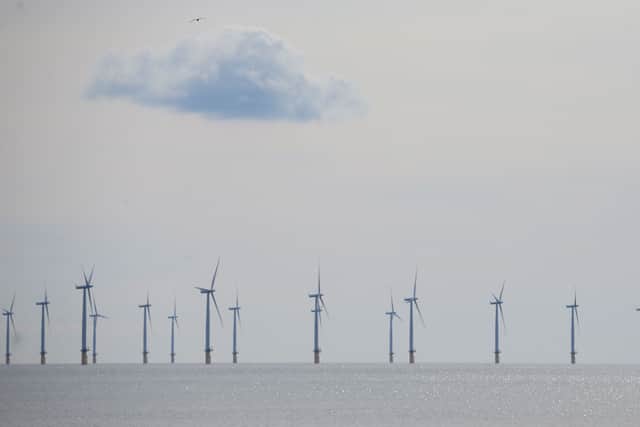 An offshore windfarm. Photo: Lindsey Parnaby/AFP via Getty Images