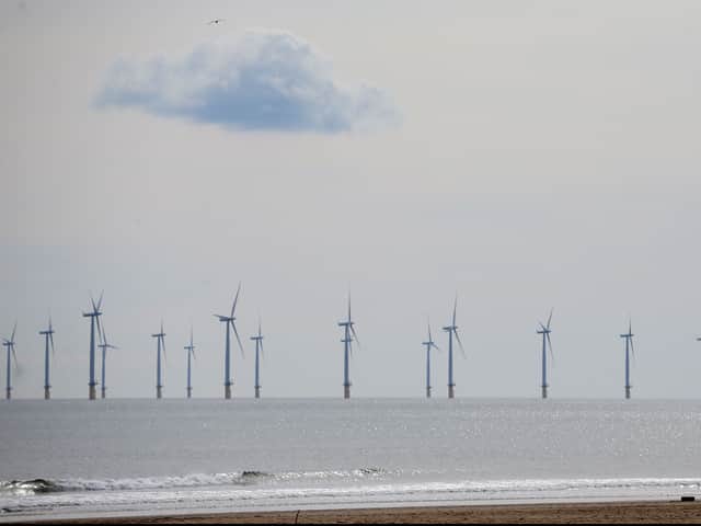 An offshore windfarm. Photo: Lindsey Parnaby/AFP via Getty Images
